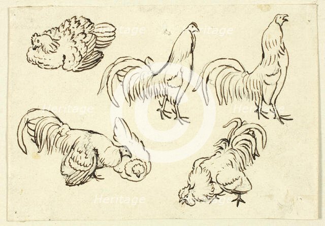 Sketches of Poultry, n.d. Creator: Henry Stacy Marks.
