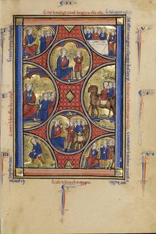 Scenes from the Life of Joseph; Wenceslaus Psalter, about 1250-1260. Creator: Unknown.