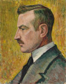 Portrait of Artist Magnus Enckell, 1915. Creator: Alfred William Finch.