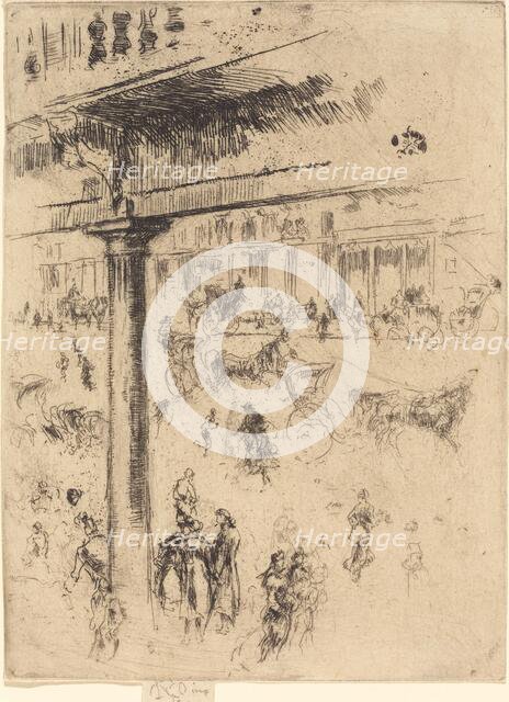 Regent's Quadrant, 1880/1881. Creator: James Abbott McNeill Whistler.