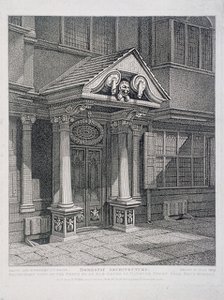 Milton Street, London, 1813. Artist: John Thomas Smith