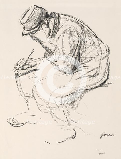 Prisoner of War Writing a Letter. Creator: Jean Louis Forain (French, 1852-1931).