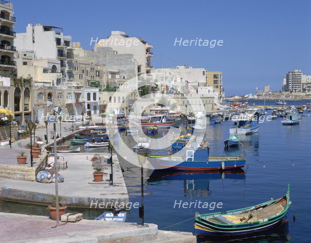St Julian's Bay, Malta. 