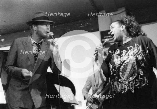 Long John Baldry and Angela Brown, 100 Club, London, 1993. Creator: Brian Foskett.