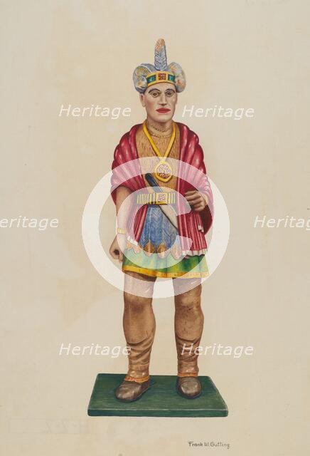 Indian, c. 1938. Creator: Frank Gutting.