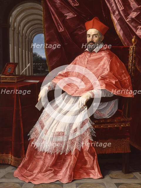 Portrait of Cardinal Roberto Ubaldino, 1627. Creator: Guido Reni.