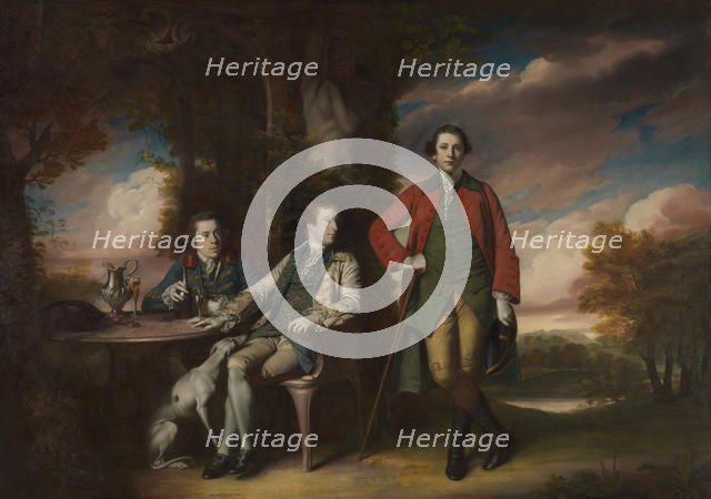 The Honorable Henry Fane (1739-1802) with Inigo Jones and Charles Blair, 1761-66. Creator: Sir Joshua Reynolds.