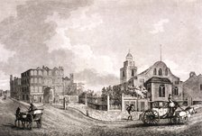 St Mary Abbots, Kensington, London, 1824. Artist: William Fellows