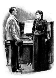 Eve's Ransom..."It's all right! I had a letter this morning. She has gone to Dudley.", 1895. Creator: George Meisenbach.