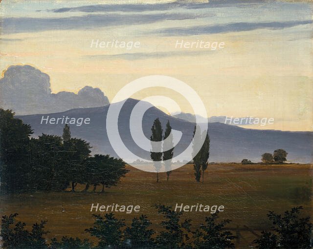 View to the Taunus Mountains, 1840. Creator: Philipp Veit.