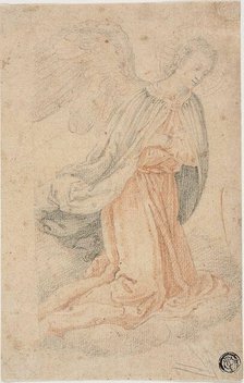 Kneeling Angel, 1561-1609.  Creator: Federico Zuccaro.