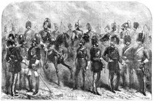 New Uniforms of the British Cavalry, 1856.  Creator: Charles William Sheeres.