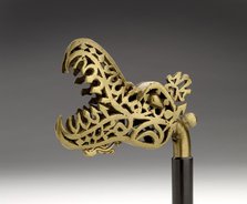 Calligraphic dragon head, 1650-1750. Artist: Unknown.