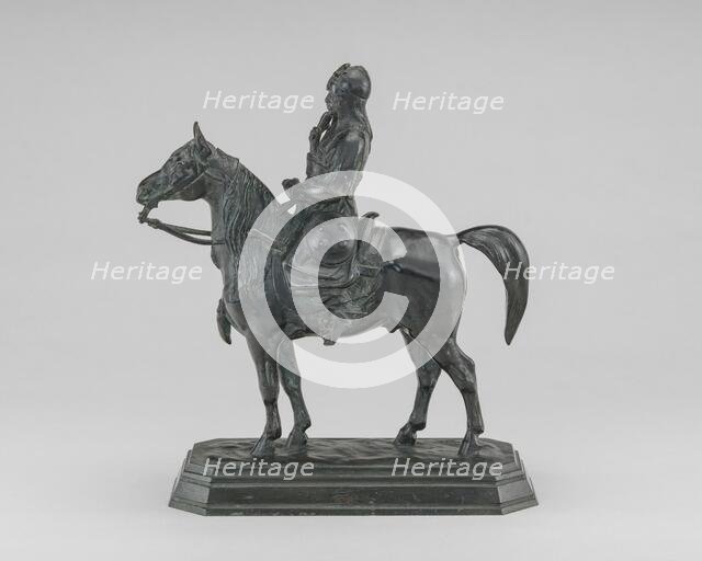 Caucasian Warrior, model c. 1870, cast by 1873. Creator: Antoine-Louis Barye.