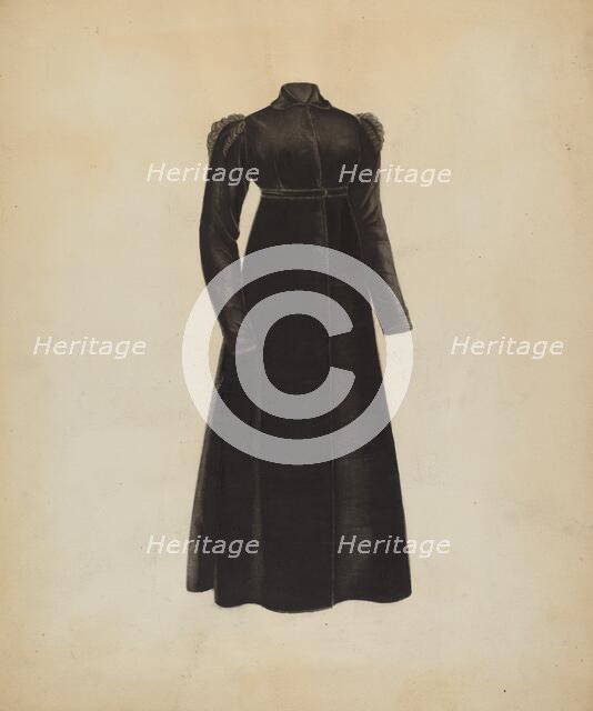 Woman's Coat, 1935/1942. Creator: Mina Greene.
