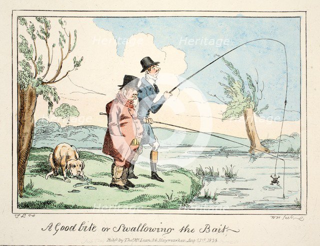 A Good Bite or Swallowing the Bait, 1835. 