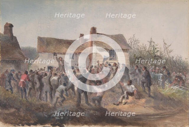 September 8th at Heart's Content, the day of the successful termination of the work..., 1866. Creator: Robert Charles Dudley.