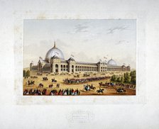 Site of the 1862 International Exhibition, Cromwell Road, Kensigton, London, 1862. Artist: Anon