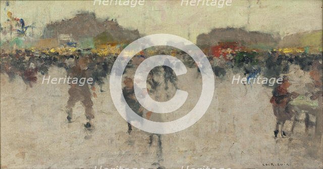 Festival at Place du Trone, Paris, c1890. Creator: Luigi Loir.