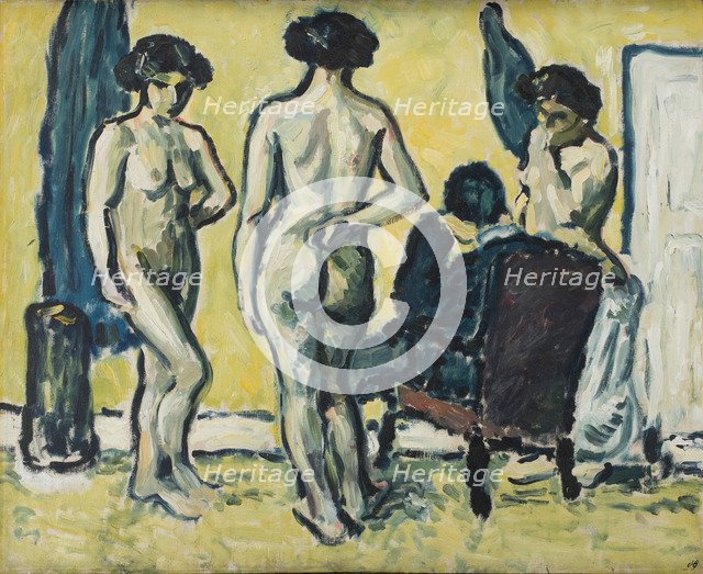 The Judgment of Paris, 1909. Artist: Giersing, Harald (1881-1927)