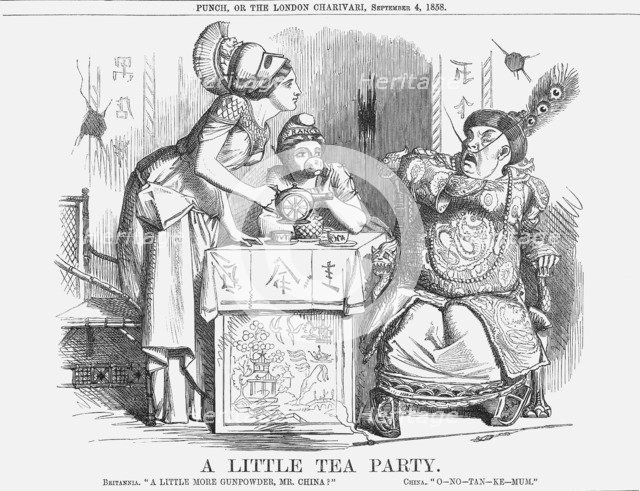 'A Little Tea Party', 1858. Artist: Unknown