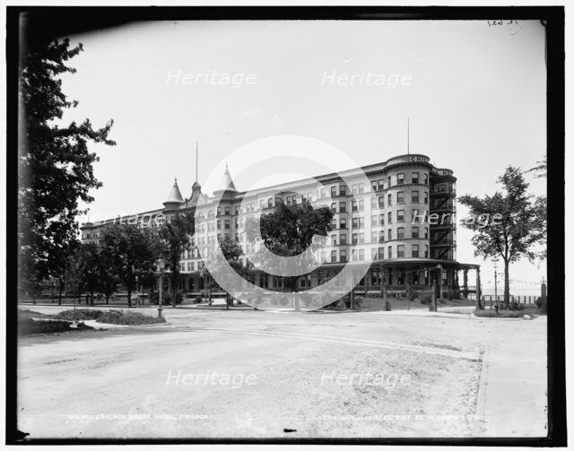 Chicago Beach Hotel, Chicago, 1900 Dec 4, . Creator: Unknown.