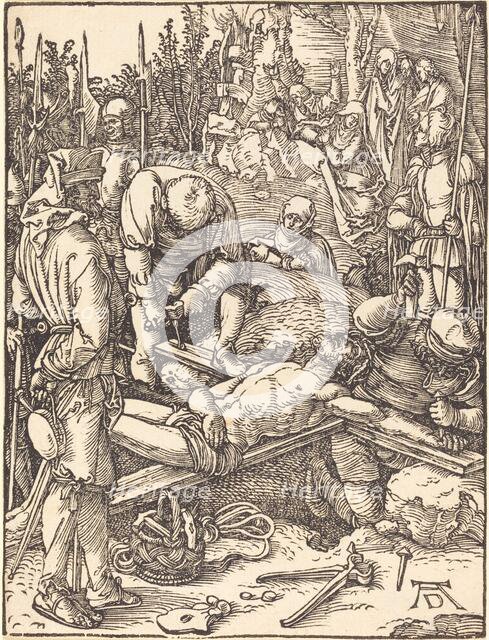 Christ Nailed to the Cross, probably c. 1509/1510. Creator: Albrecht Durer.