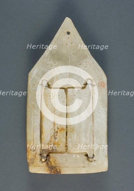 Mirror with Frame, Late Roman-Byzantine Period (4th-7th century). Creator: Unknown.