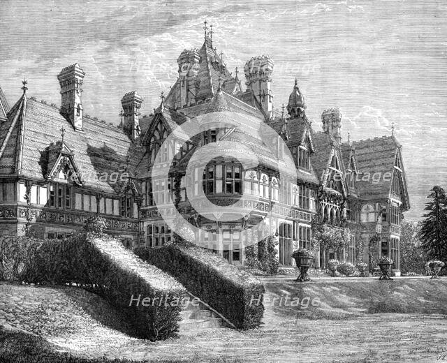 Farnborough Hill House, Hants., the new residence of the Empress Eugénie, 1881. Creator: Unknown.