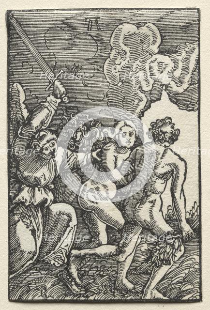 The Fall and Redemption of Man: The Expulsion from Eden, c. 1515. Creator: Albrecht Altdorfer (German, c. 1480-1538).