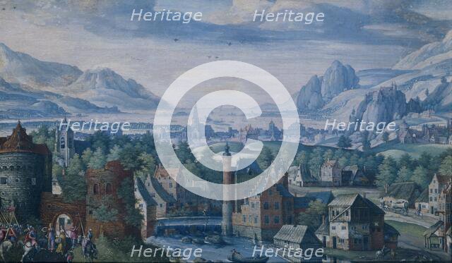 Landscape with the story of Jephthah's daughter, 1580-1589. Creator: Jacob Savery I.