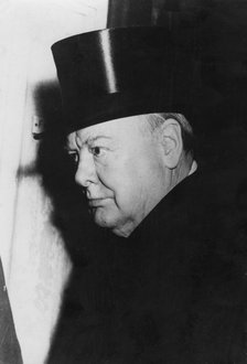 Sir Winston Churchill, British statesman, 1950s-1960s(?). Artist: Unknown