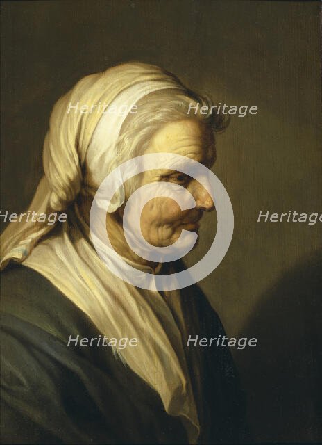 Old Woman, 1635. Creator: Abraham Bloemaert.