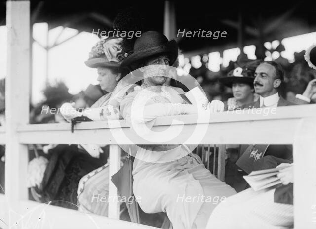 Horse Shows - Miss Harriet T. Wadsworth, 1912. Creator: Harris & Ewing.