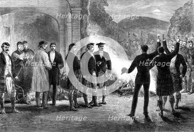 A Highland Welcome to the Prince of Wales, 1881. Creator: Unknown.