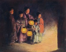 'By the Light of the Lantern', c1887, (1901). Artist: Mortimer L Menpes.