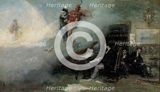 Fantasy on Faust (Fantasía sobre Fausto), 1866. Artist: Fortuny, Marià (1838-1874)