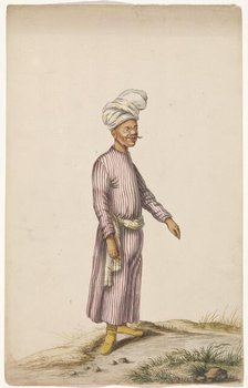 Man in a turban, c.1675-c.1725.  Creator: Anon.