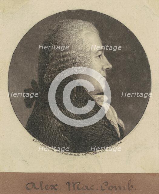 Alexander Macomb, 1796-1797. Creator: Charles Balthazar Julien Févret de Saint-Mémin.