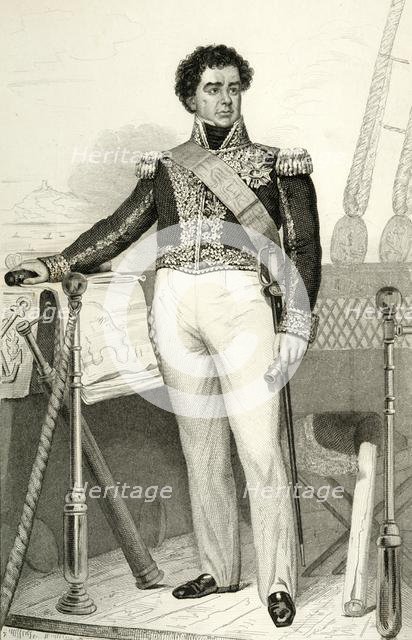 Guy-Victor Duperré, 1804, (1839). Creator: Julien Leopold Boilly.