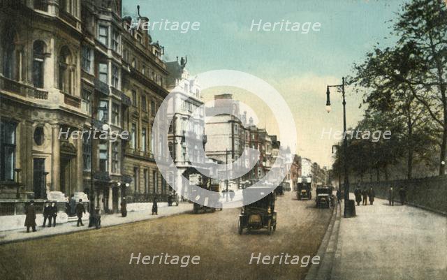 'Clubland, Piccadilly, London', c1910. Creator: Unknown.