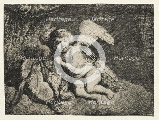 Cupid Resting, 1600s. Creator: Unknown.