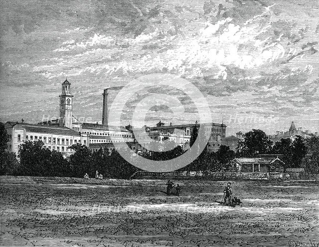 Saltaire works, c1880. Artist: Unknown