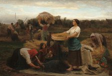 The Colza (Harvesting Rapeseed), 1860. Creator: Jules Breton.