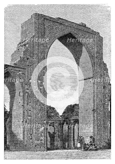 The Kutal Mosque, Delhi district, India, 1895. Artist: Unknown