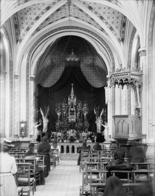Altar in Santa Capilla, Caracas, Venezuela, between 1900 and 1906. Creator: Unknown.