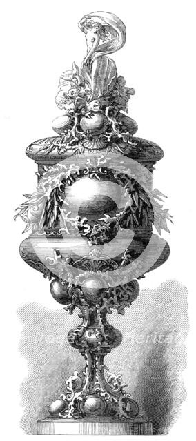 Cup sailed for by the Royal Thames Yacht Club, 1868. Creator: Unknown.