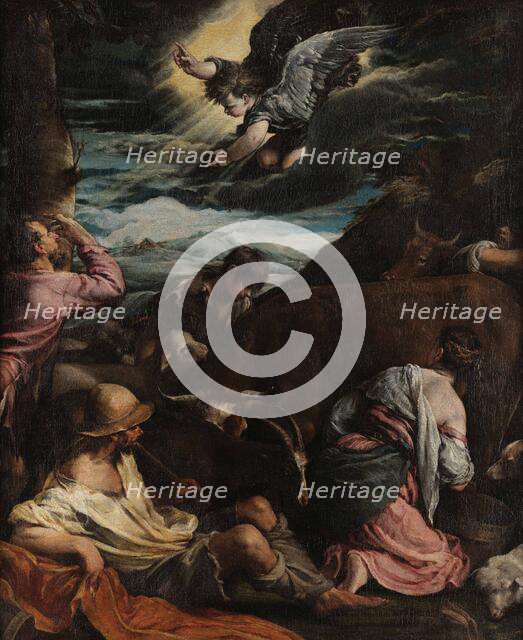 The Annunciation to the Shepherds, 1559-1560. Creator: Bassano, Jacopo, il vecchio (ca. 1510-1592).