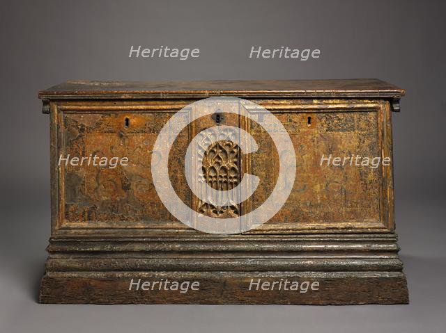 Gothic Marriage Chest, c. 1500. Creator: Unknown.