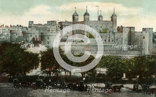 The Tower of London, 1907. Creator: Francis Frith & Co.
